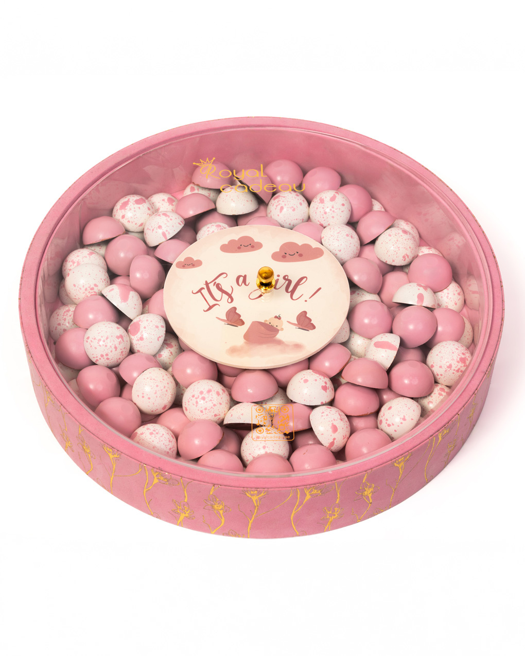 Baby girl – Chocolate tray - Image 2