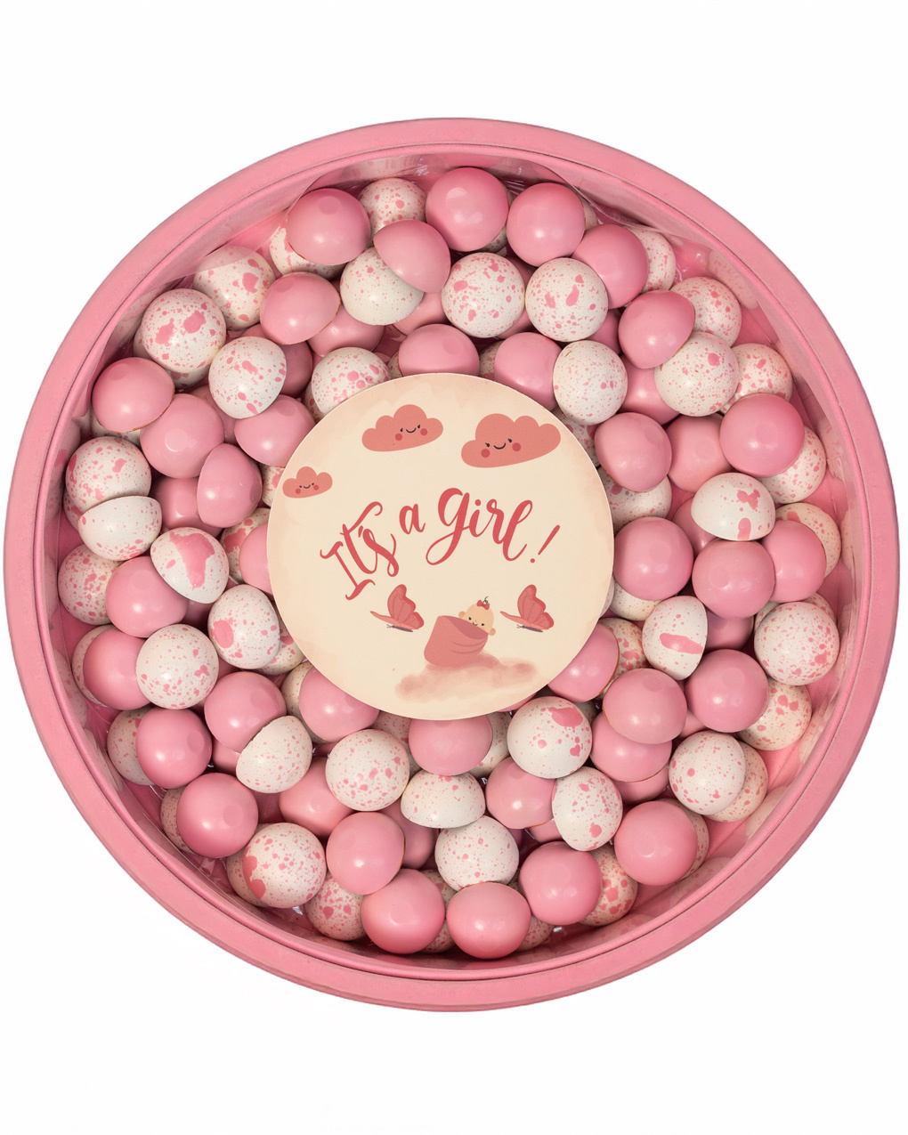 Baby girl – Chocolate tray