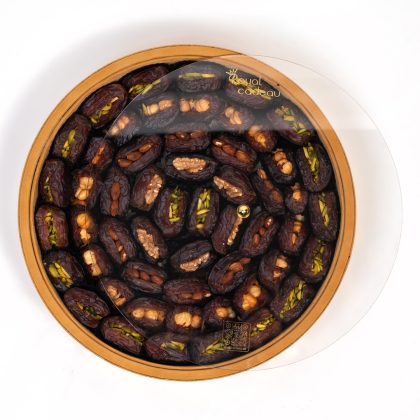 Ramadan Stuffed Dates With Nuts Tray – Yellow