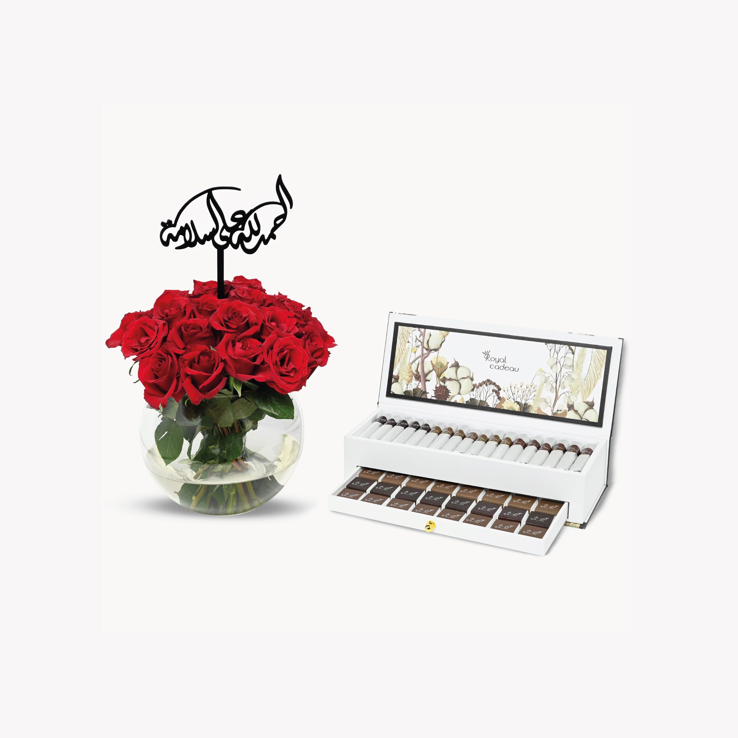 Blooms & Chocolate Elegance