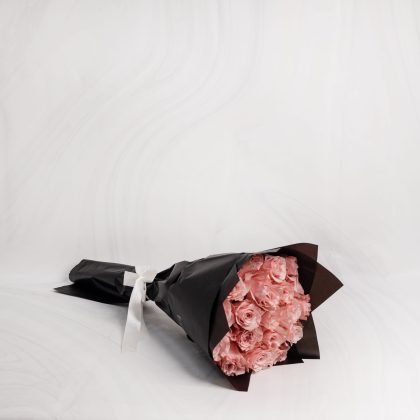 Royal Pink Rose Bouquet (Soft Rose Tone – Not Bright Pink)